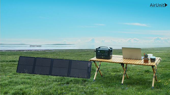 Портативна сонячна панель EcoFlow 110W Portable Solar Panel зручна легка сонячна панель на виїзд чи на відпочинку