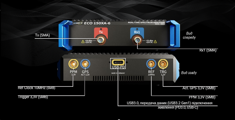 Аналізатор спектру SPECTRAN V6 ECO 100XA-6