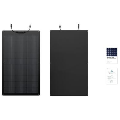 Гнучка сонячна панель EcoFlow 100W Flexible Solar Panel комплектація