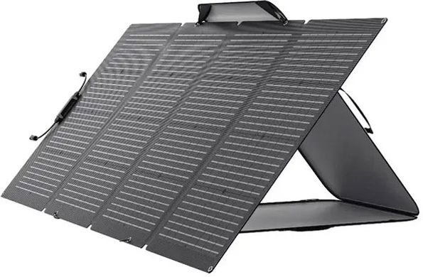 Сонячна панель EcoFlow 220W Solar Panel фронтальний вид