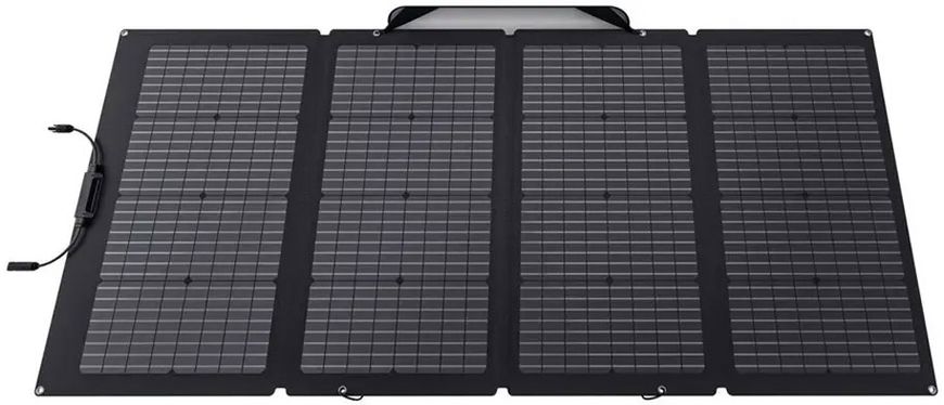 Сонячна панель EcoFlow 220W Solar Panel лицевий вид