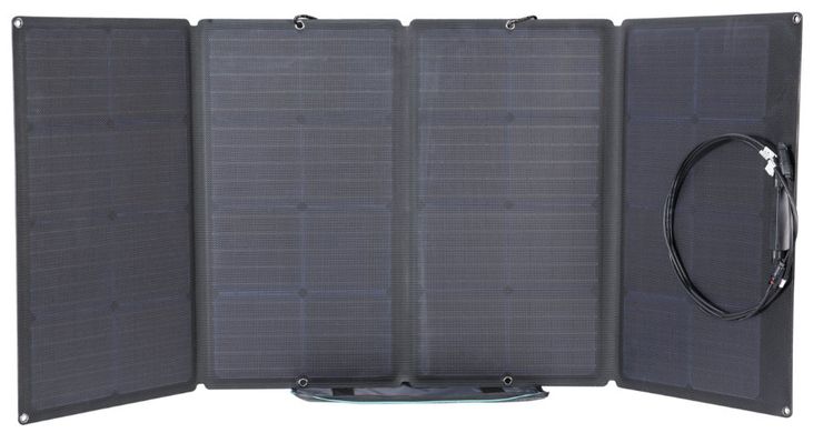 сонячна енергія EcoFlow 160W Solar Panel розгорнутий вигляд